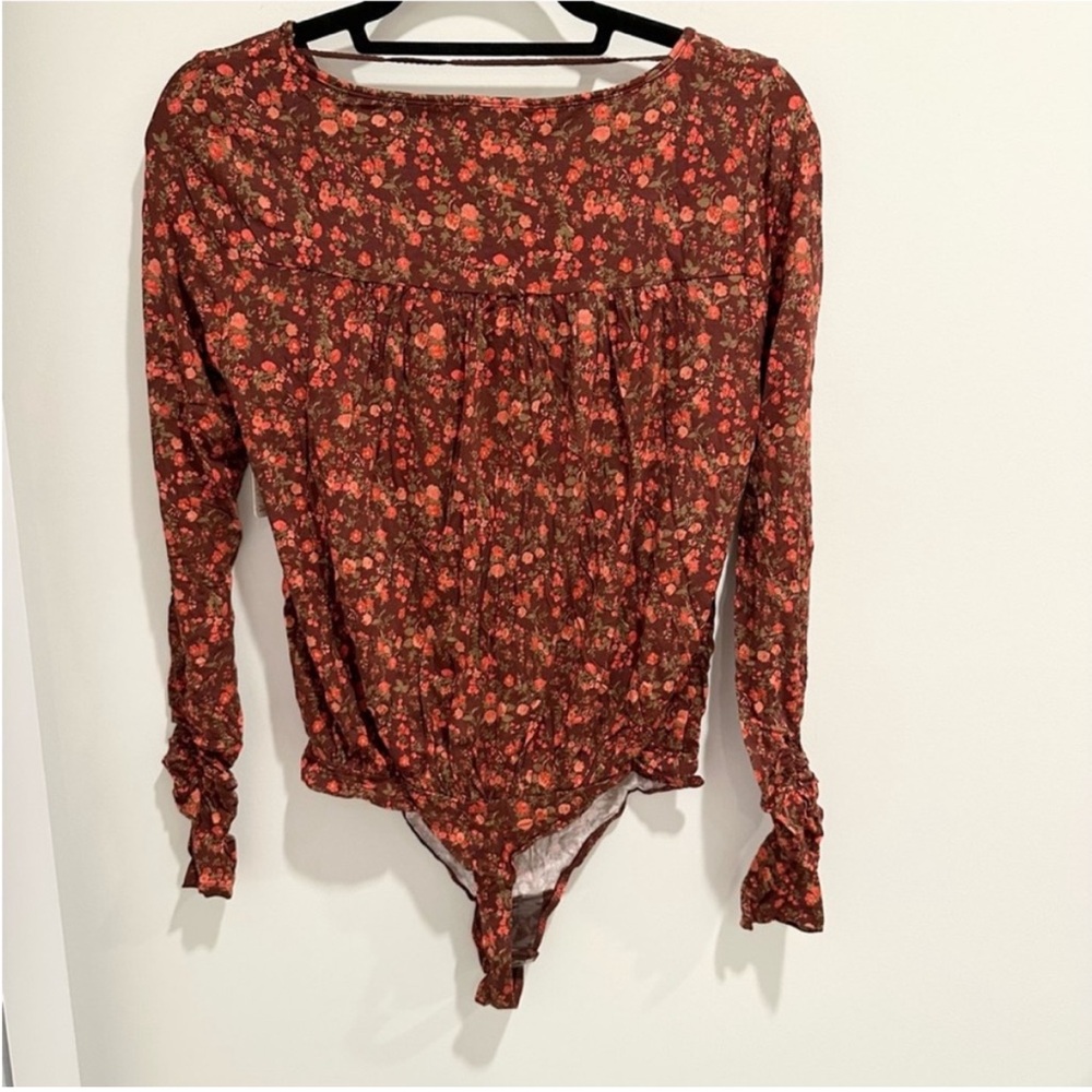 NWT Free People Floral Kaya Printed Bodysuit Size Small - Picture 8 of 9